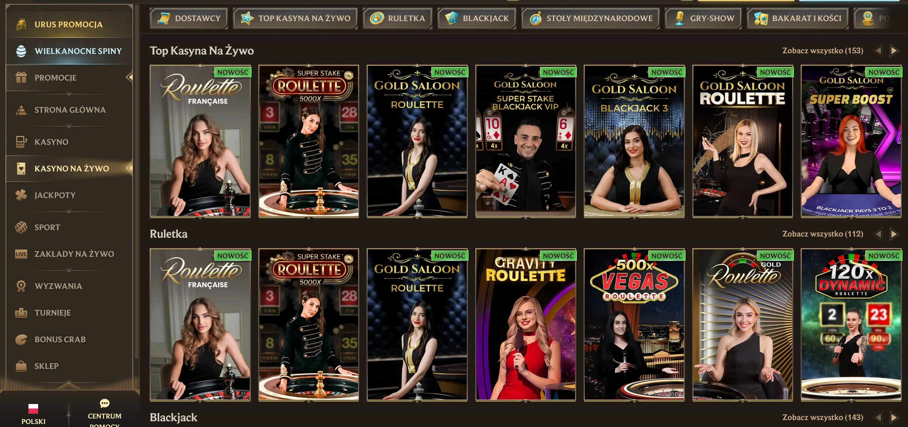 Gra w Realz Casino &ndash; pełne spektrum rozrywki hazardowej